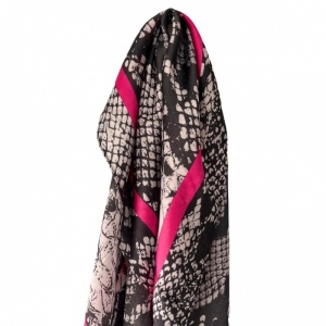 Silky Square Scarf - Snakeskin